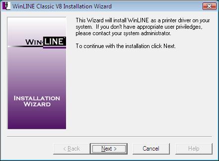 Winline classic v8 license
